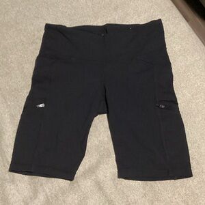 Athleta Women's Black Bike Shorts with Pockets